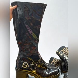 Fashion Nova Black Combat Boots